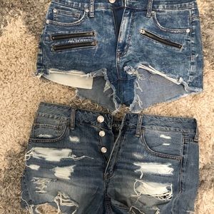 American eagle high waisted shorts